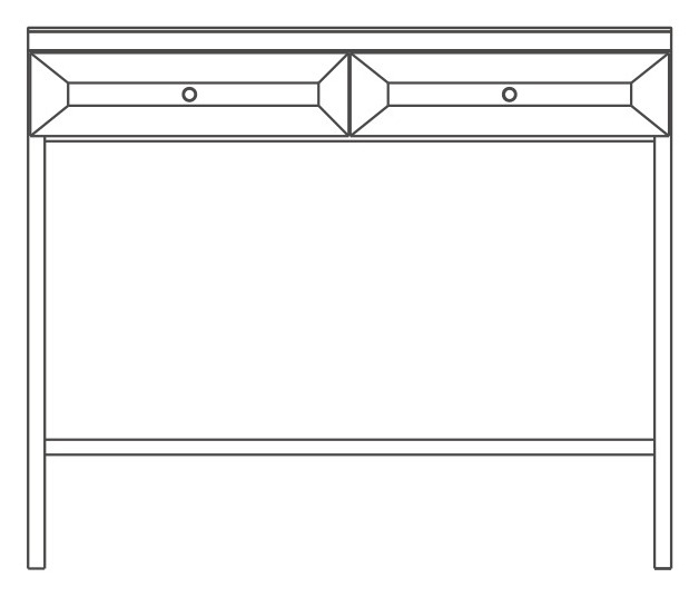 11 850 desk 図面