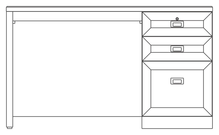 38 1200 desk 図面