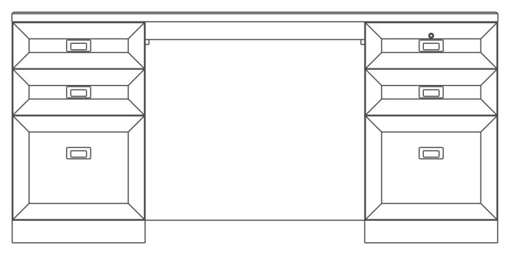 40 1500 desk 図面
