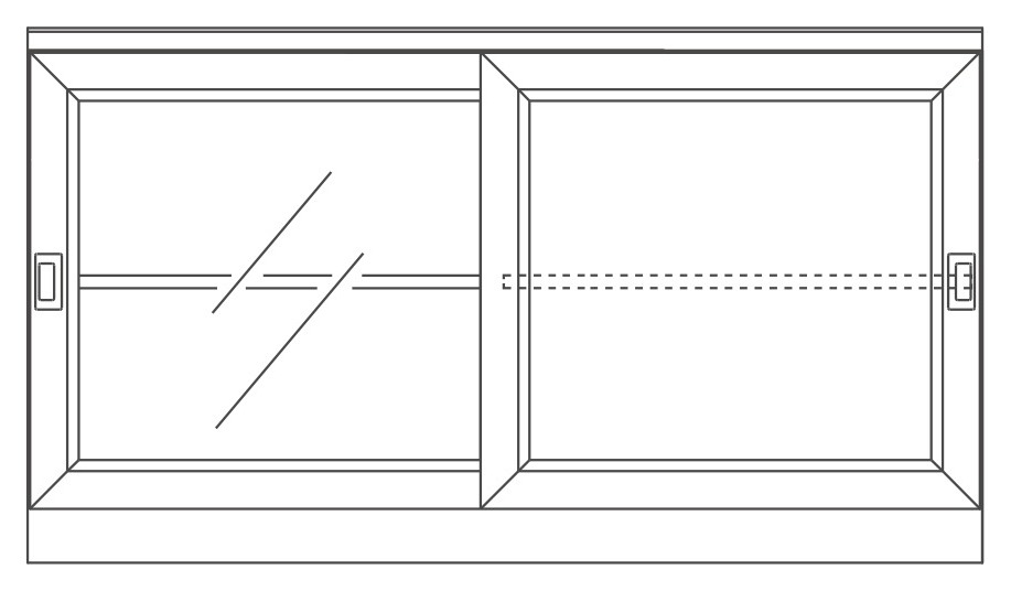 54 1275 side board 図面
